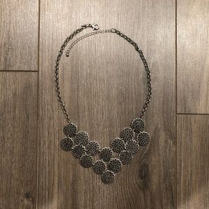 Stunning Grey Statement Necklace